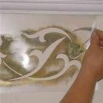 Stencils for preparing walls: preparation and curing